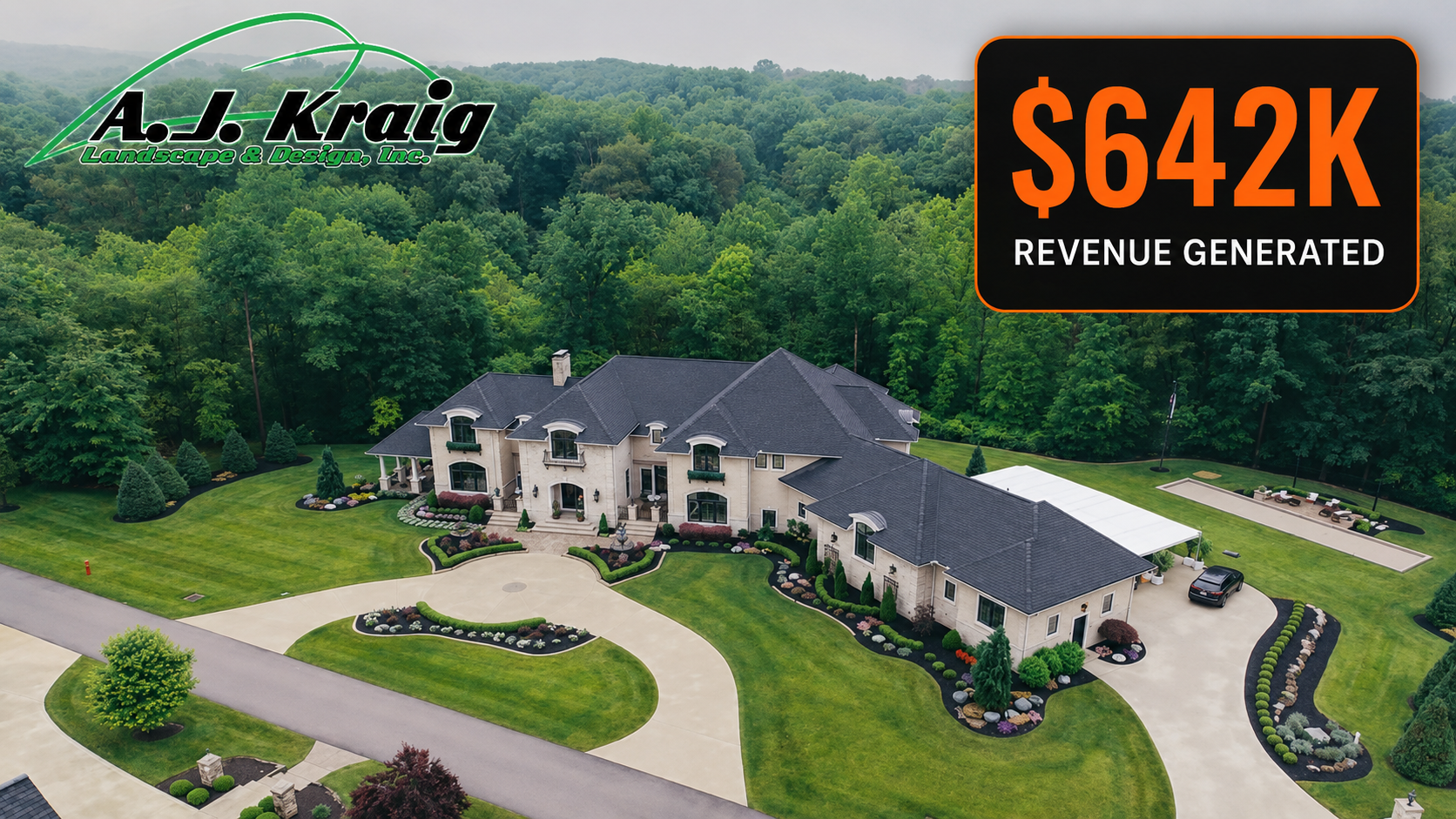 Landscape and design project shown on the Fast Break Digital Media reference page